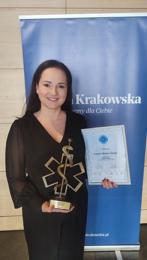 HIPPOKRATES 2023 – Dr. Kamila Białek-Galas Dermatologin des Jahres